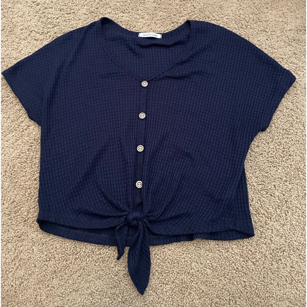 Sweater crop top